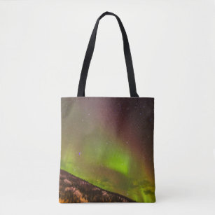 Aurora Borealis   Bergen Fairbanks Alaska Tote Bag