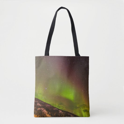 Aurora Borealis | Bergen Fairbanks Alaska Tote Bag (Voorkant)