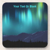 Aurora Borealis Bier Onderzetter (Voorkant)