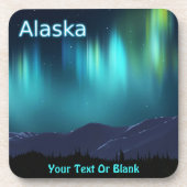 Aurora Borealis Bier Onderzetter (Voorkant)