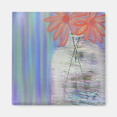 Aurora Borealis Boeket Originele Kunst Magneet (Voorkant)