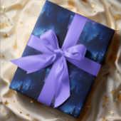 Aurora Borealis Bos Ruimtelandschap Cadeaupapier