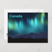 Aurora Borealis Briefkaart (Voorkant / Achterkant)