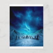 Aurora Borealis Briefkaart (Voorkant)