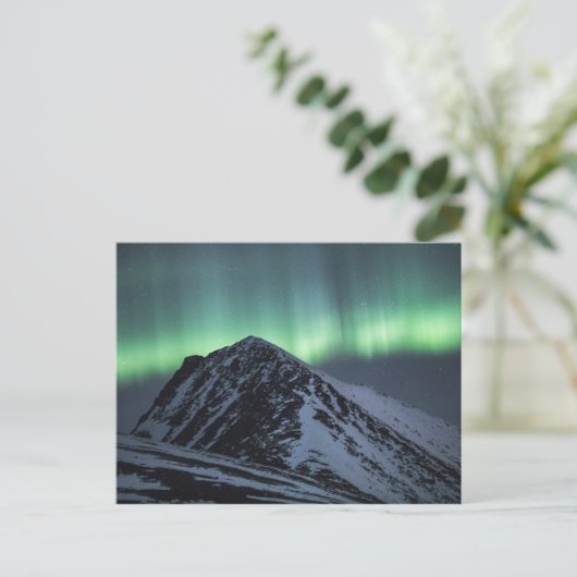 Aurora Borealis Briefkaart (Staand voorkant)