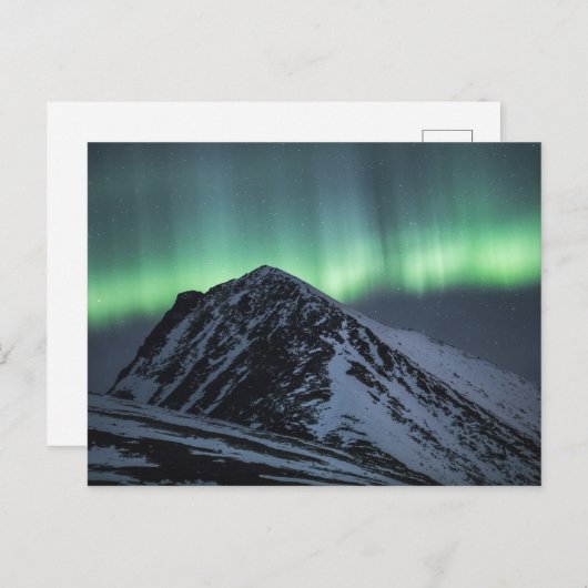 Aurora Borealis Briefkaart (Voorkant / Achterkant)
