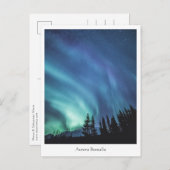 Aurora Borealis Briefkaart (Voorkant / Achterkant)