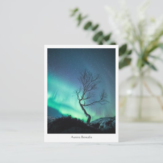 Aurora Borealis Briefkaart (Staand voorkant)