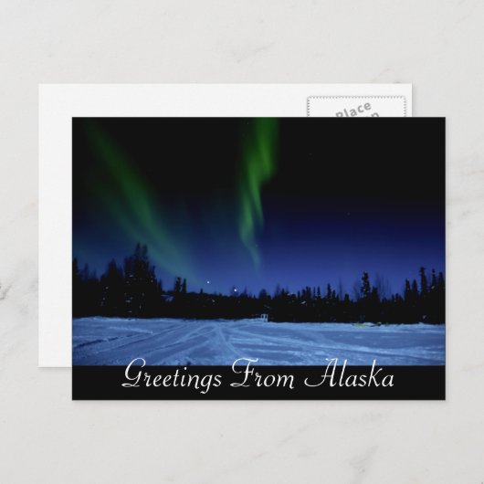 Aurora borealis-Briefkaart Briefkaart (Voorkant / Achterkant)