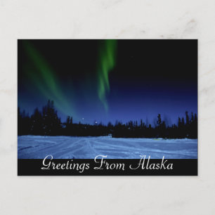 Aurora borealis-Briefkaart Briefkaart