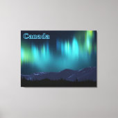 Aurora Borealis - Canada Canvas Afdruk (Voorkant)