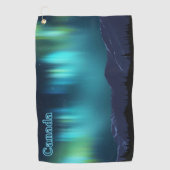 Aurora Borealis - Canada Golfhanddoek (Voorkant)