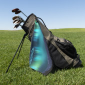 Aurora Borealis - Canada Golfhanddoek (Groen)