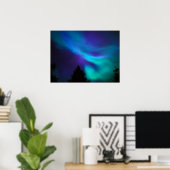 Aurora Borealis | Canada Ontario Sudbury Poster (Thuiskantoor)