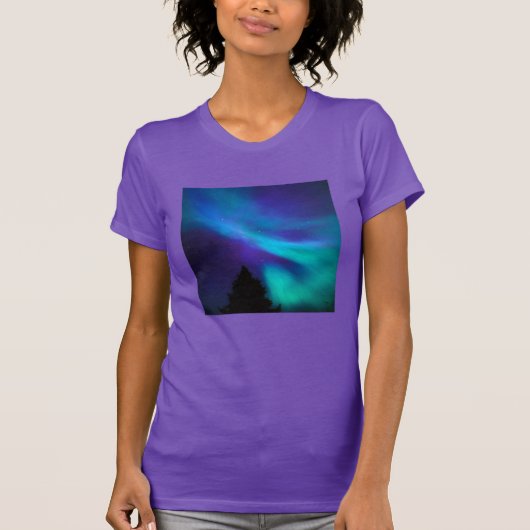 Aurora Borealis | Canada Ontario Sudbury T-shirt (Voorkant)