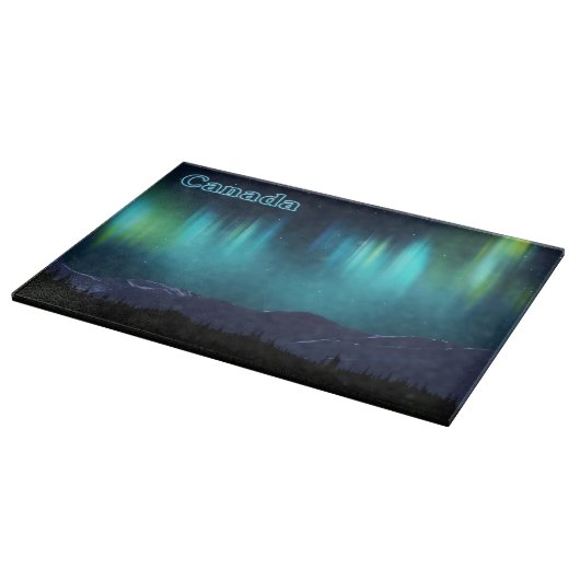 Aurora Borealis - Canada Snijplank (Hoek)
