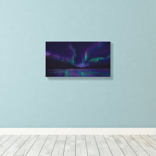 AURORA BOREALIS CANVAS (Insitu (Houten vloer))