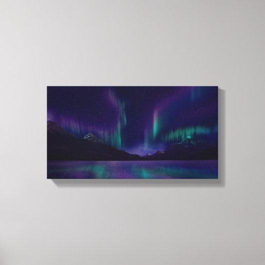 AURORA BOREALIS CANVAS AFDRUK (Voorkant)