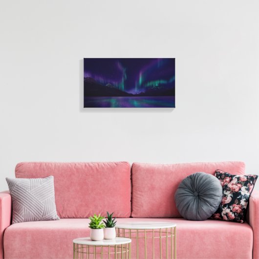 AURORA BOREALIS CANVAS AFDRUK (Insitu (Woonkamer))