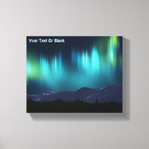 Aurora Borealis Canvas Afdruk