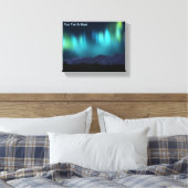 Aurora Borealis Canvas Afdruk (Insitu (Slaapkamer))