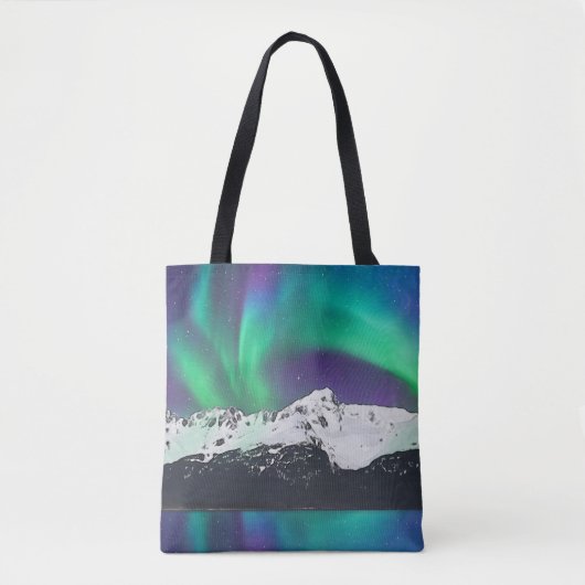 Aurora Borealis - Canvas tas (Voorkant)