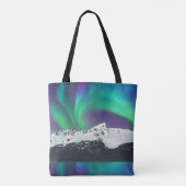 Aurora Borealis - Canvas tas (Achterkant)