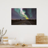 Aurora Borealis - Chisasibi Quebec Poster (Keuken)