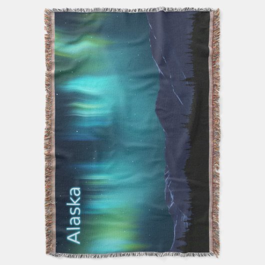 Aurora Borealis Deken (Voorkant Verticaal)