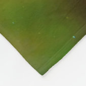Aurora Borealis en bomen Fleece Deken (Hoek)