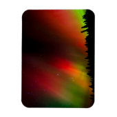 Aurora Borealis en bomen Magneet (Verticaal)