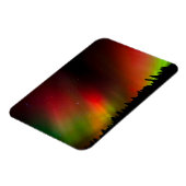 Aurora Borealis en bomen Magneet (Linkerzijde)