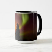 Aurora Borealis en Bomen Mok (Voorkant rechts)