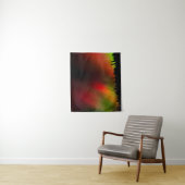 Aurora Borealis en bomen Wandkleed (In situ)