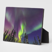 Aurora Borealis | Fairbanks, Alaska Fotoplaat (Zijkant)