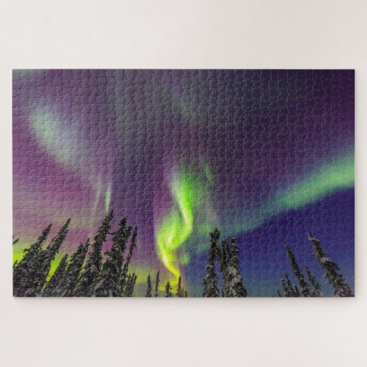 Aurora Borealis | Fairbanks, Alaska Legpuzzel (Horizontaal)