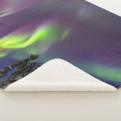 Aurora Borealis | Fairbanks, Alaska Sherpa Deken (3/4)