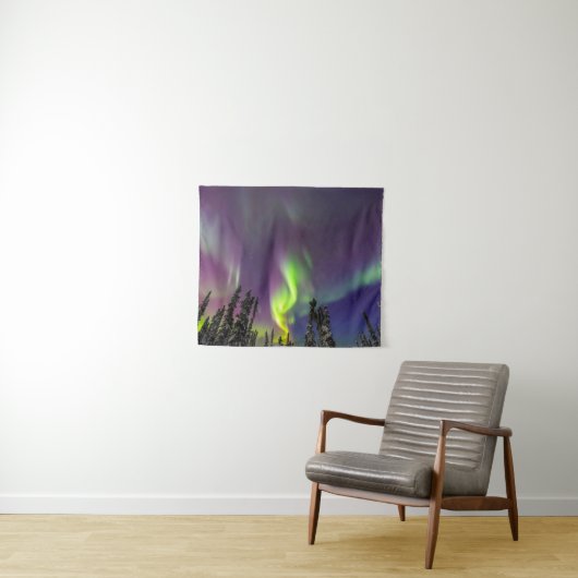 Aurora Borealis | Fairbanks, Alaska Wandkleed (In Situ (horizontaal))