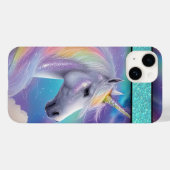 Aurora Borealis Fantasy Rainbow Glitter Eenhoorn Case-Mate iPhone Case (Achterkant (horizontaal))