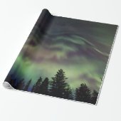 Aurora borealis, Finse Lapland Cadeaupapier (Uitgerold)