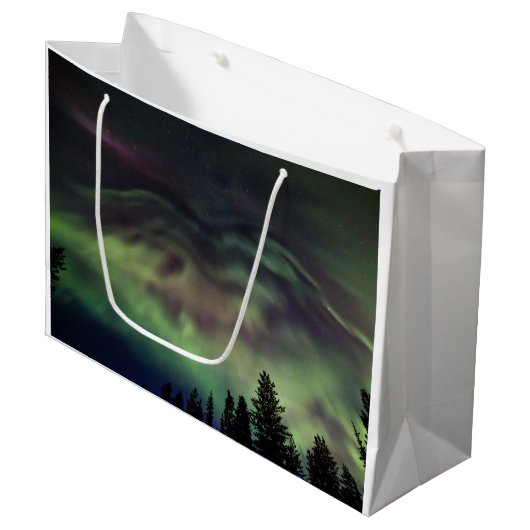 Aurora borealis, Finse Lapland Large Cadeautasje (Voorkant Gekanteld)