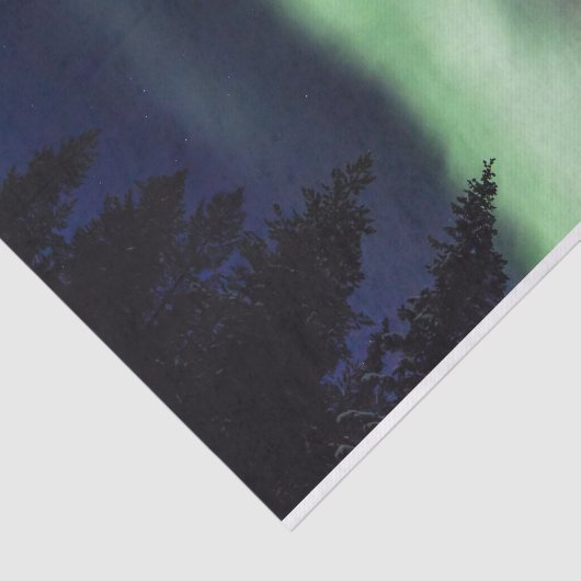 Aurora borealis, Finse Lapland Tissuepapier (Detail)