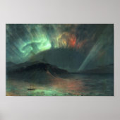 Aurora Borealis Frederic Edwin Church Poster (Voorkant)
