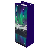 Aurora Borealis - Gift Bag Wijn Cadeautas (Achterkant Gekanteld)