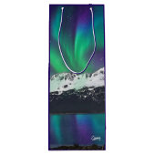 Aurora Borealis - Gift Bag Wijn Cadeautas (Achterkant)