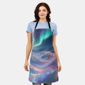 Aurora Borealis Glinsterende Golven Fantasie Schort (Gedragen)