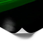 aurora-borealis groen perfect poster (Hoek)