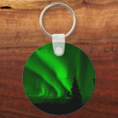 aurora-borealis groen sleutelhanger (Voorkant)