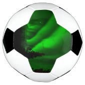 aurora-borealis groen voetbal (Gedraaid)