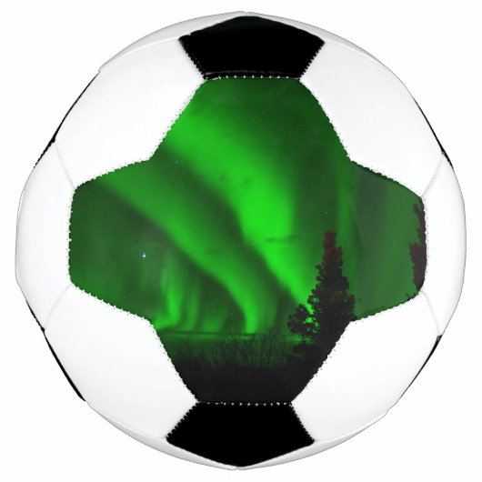 aurora-borealis groen voetbal (Voorkant)